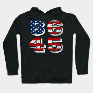 Classic Retro Style 86 45 Anti President Tshirt Hoodie